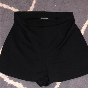 Black Going Out Shorts